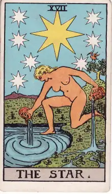 The Star · Rider–Waite–Smith