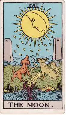 The Moon · Rider–Waite–Smith