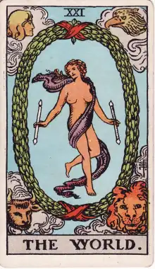 The World · Rider–Waite–Smith
