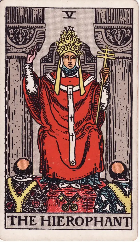 The Hierophant · Rider–Waite–Smith
