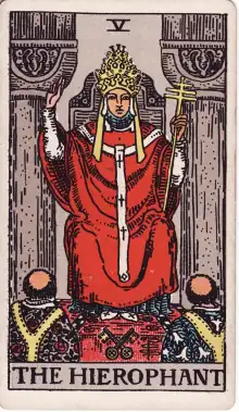 The Hierophant · Rider–Waite–Smith