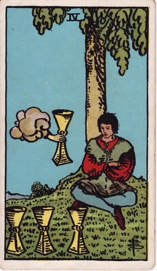 Four of Cups · Rider–Waite–Smith