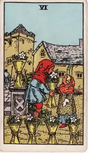 Six of Cups · Rider–Waite–Smith