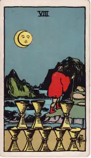 Eight of Cups · Rider–Waite–Smith