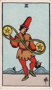 Two of Pentacles · Rider–Waite–Smith