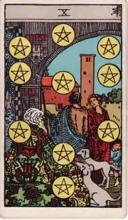Ten of Pentacles · Rider–Waite–Smith