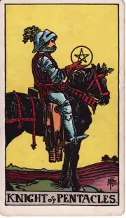Knight of Pentacles · Rider–Waite–Smith