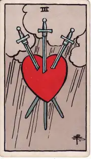 Three of Swords · Rider–Waite–Smith