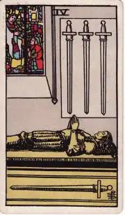 Four of Swords · Rider–Waite–Smith