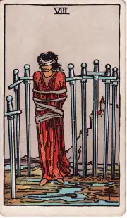 Eight of Swords · Rider–Waite–Smith