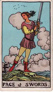 Page of Swords · Rider–Waite–Smith