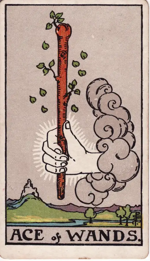 Ace of Wands · Rider–Waite–Smith