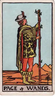 Page of Wands · Rider–Waite–Smith
