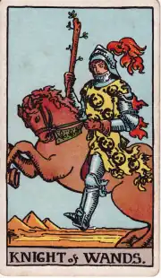 Knight of Wands · Rider–Waite–Smith