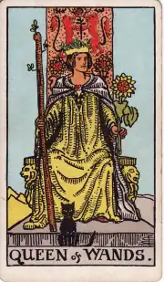 Queen of Wands · Rider–Waite–Smith