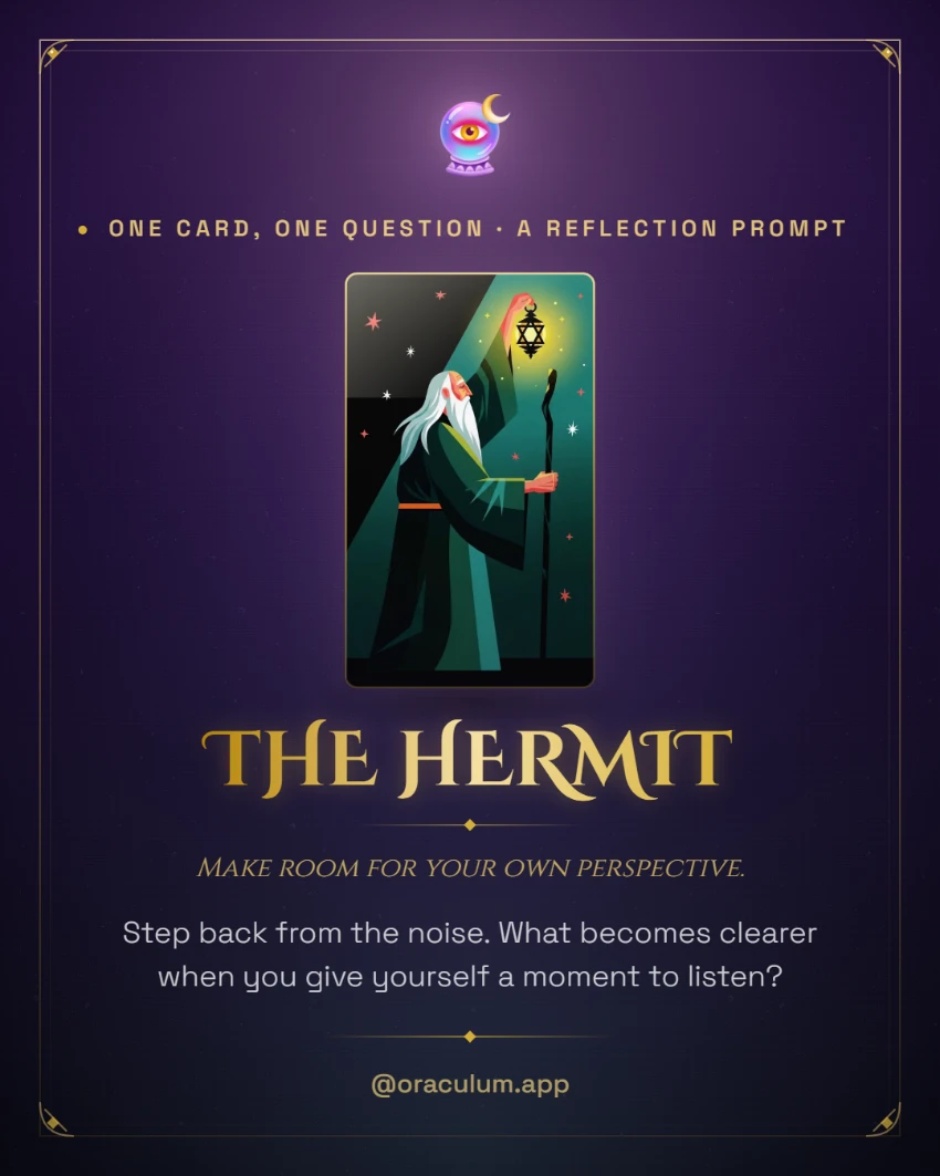 Example share card · Premium Dark Moon artwork